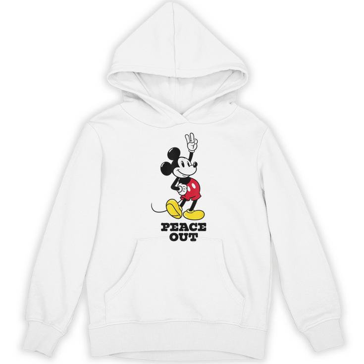 Disney Mickey Mouse Peace Out Totally Retro Graduation Unisex Hoodie