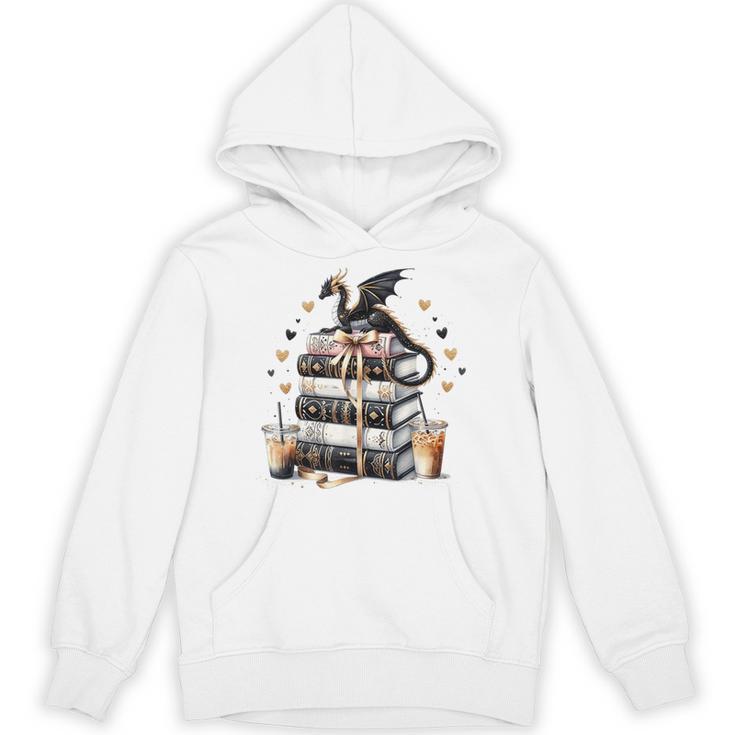 Dragon Hoard Of Books Reading Lover Cute Art Unisex Hoodie