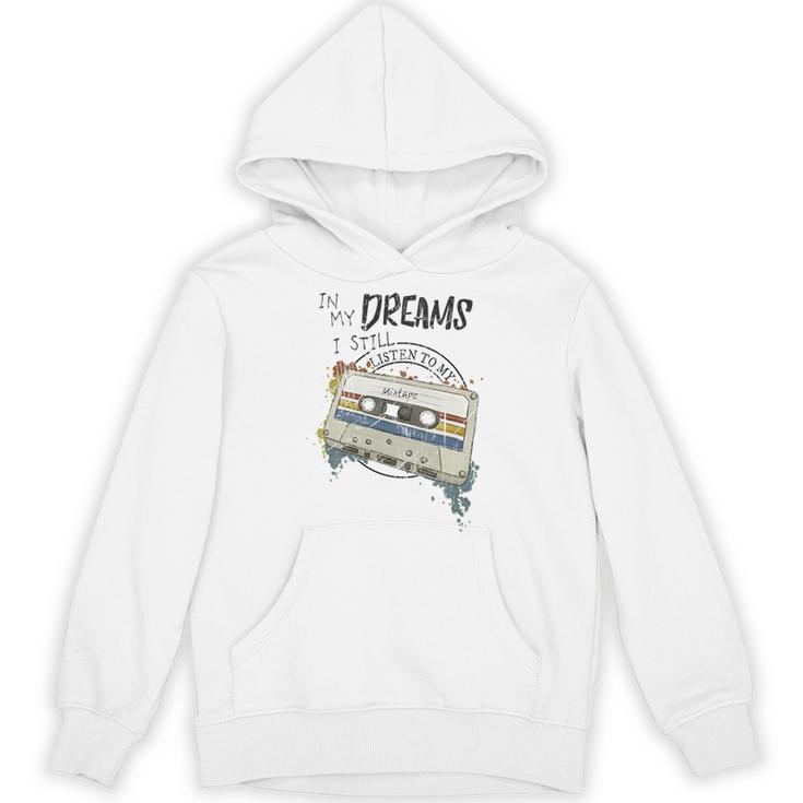 Dreams Of Music Mixtapes Retro Cassette Lifestyle Nostalgia Premium Tri-Blend Unisex Hoodie