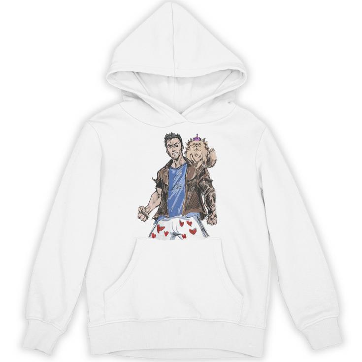 Dungeon Crawler Carl Sketchbook Princess Donut And Carl Book Unisex Hoodie