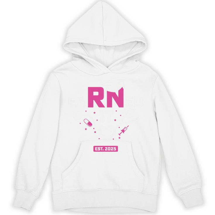 Earned It RN 2025 Nurse Graduation Nursing School Graduate Premium Tri-Blend Unisex Hoodie