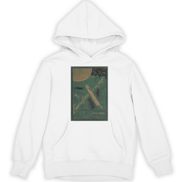 From The Earth To The Moon Book Cover 1874 Premium Unisex Hoodie