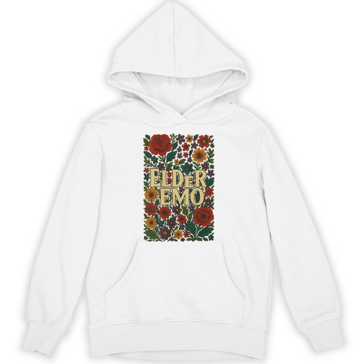 Elder Emo Floral Gothic Vintage Nostalgia Unisex Hoodie