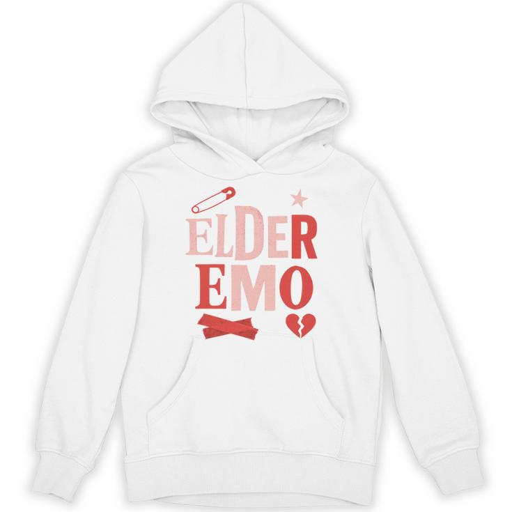 Elder Emo Retro Punk Typography Nostalgia Unisex Hoodie