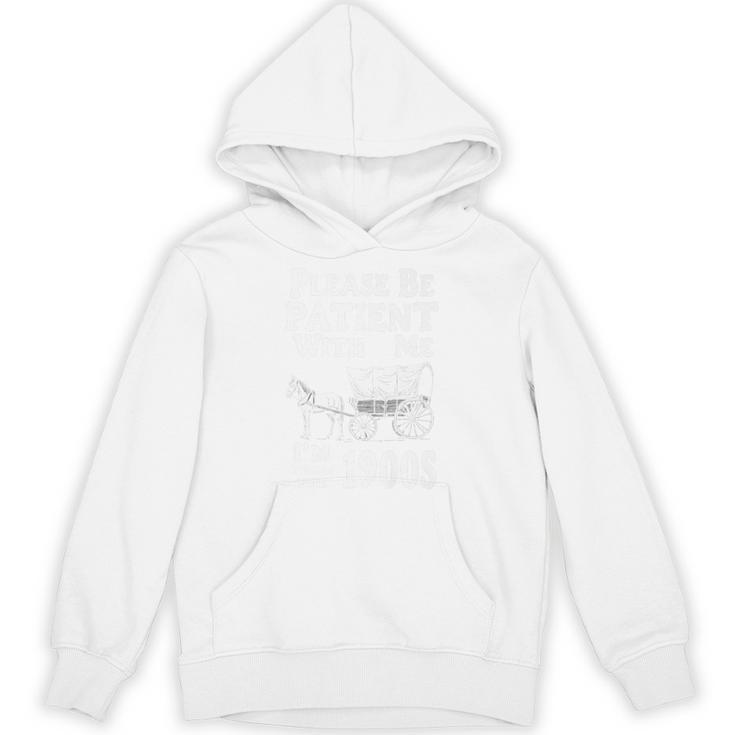 Endearing Wagon Humor Please Be Patient I'm From The 1900s Premium Unisex Hoodie