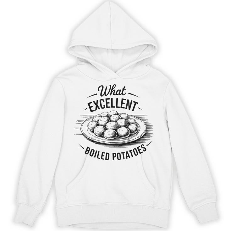 What Excellent Boiled Potatoes Book Lover Vintage Literature Unisex Hoodie