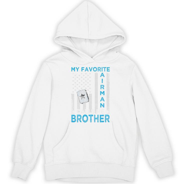 My Favorite Airman Calls Me Brother Airman Graduation Premium Tri-Blend Unisex Hoodie