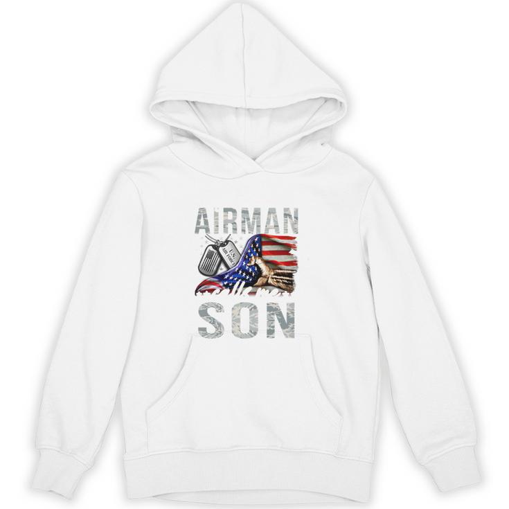 My Favorite Airman Calls Me Son Air Force Graduation Son Unisex Hoodie
