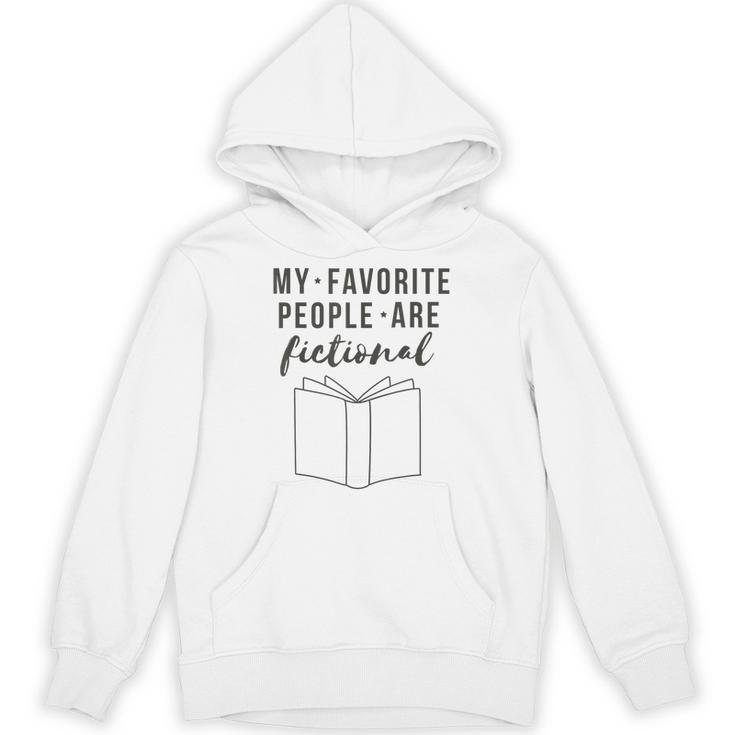 My Favorite People Are Fictional Book Reader Lover Unisex Hoodie