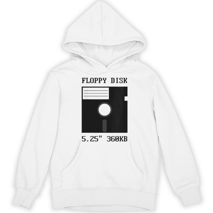 Floppy Disk Computer Nostalgia Fun PC Enthusiast History Unisex Hoodie