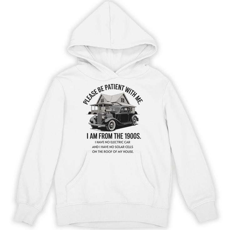 Forgive Me I'm From The 1900s No E-Car No SolarCells Premium Tri-Blend Unisex Hoodie