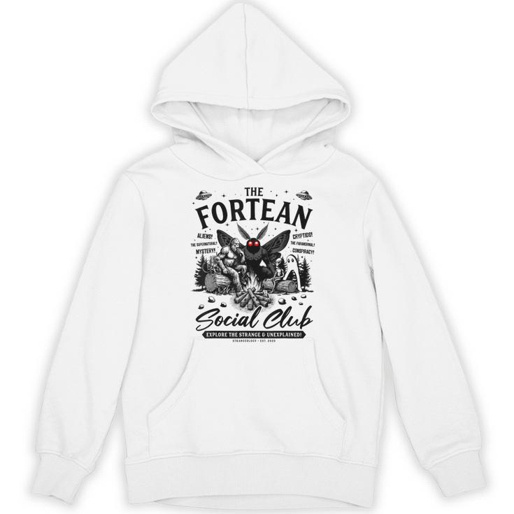Fortean Social Club Bigfoot Mothman Alien Cryptid Introvert Unisex Hoodie