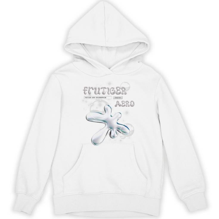 Frutiger Aero Y2K Fashion Trends Statement Piece Tech Orb Premium Tri-Blend Unisex Hoodie