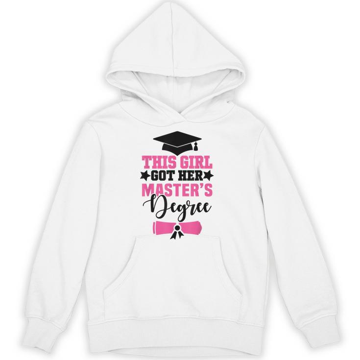 This Girl Got Her Masters Degree Graduation Mastered It 2024 Unisex Hoodie