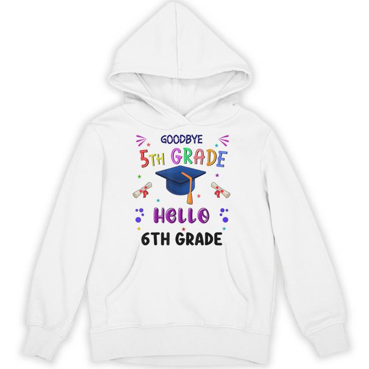 Goodbye 5th Grade Graduation 2025 6th Grade Graduate Kids Unisex Hoodie