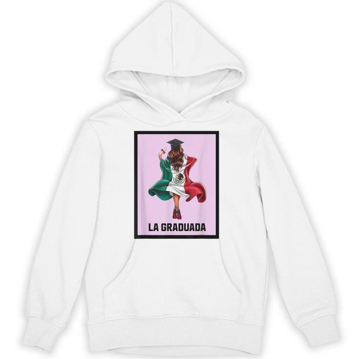 Graduation Latina Educated La Graduada Mexican Bingo Card Unisex Hoodie