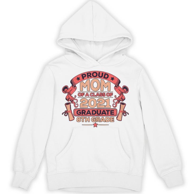 Graduation Proud Mom Of 8th Grade Graduate Unisex Hoodie
