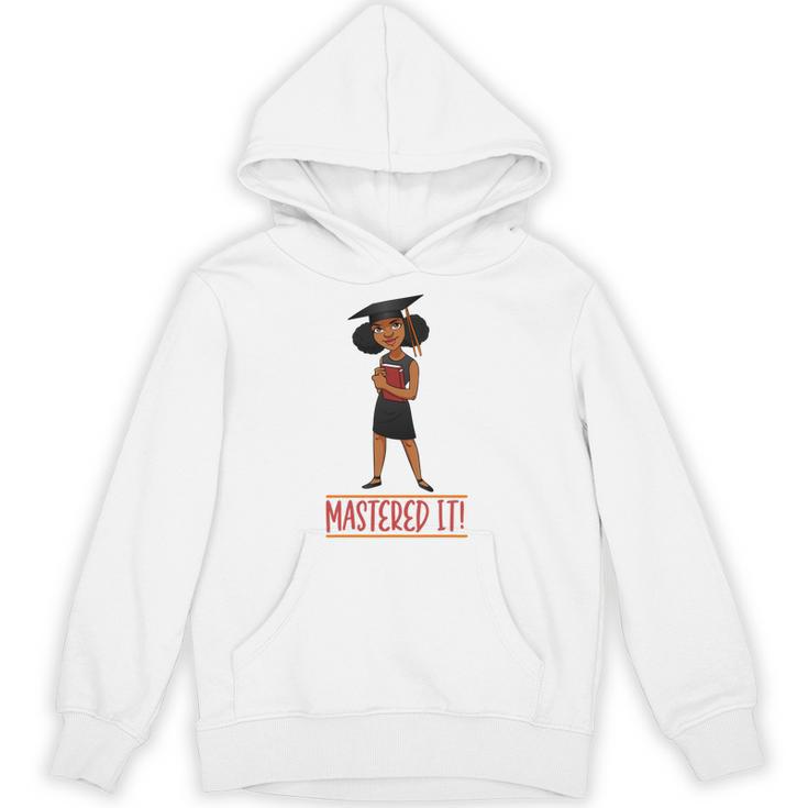 Graduation Woman Tshirt Black Melanin Masters Degree Unisex Hoodie