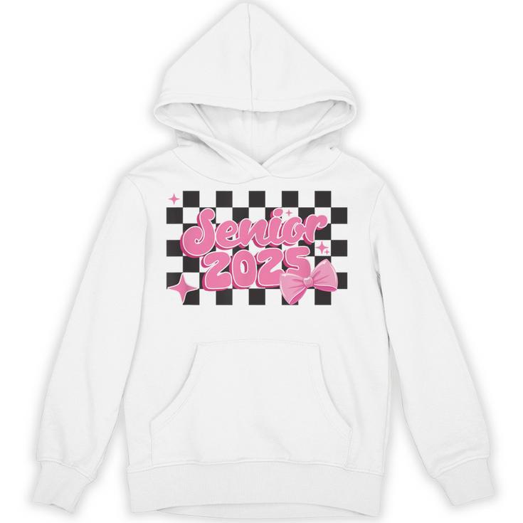 Groovy Senior Class Of 2026 Coquette Pink Bow Graduation Unisex Hoodie