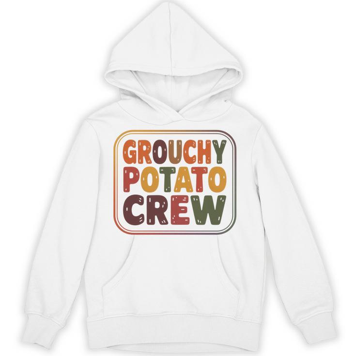 Grouchy Potato Crew Introvert Sarcasm Premium Tri-Blend Unisex Hoodie