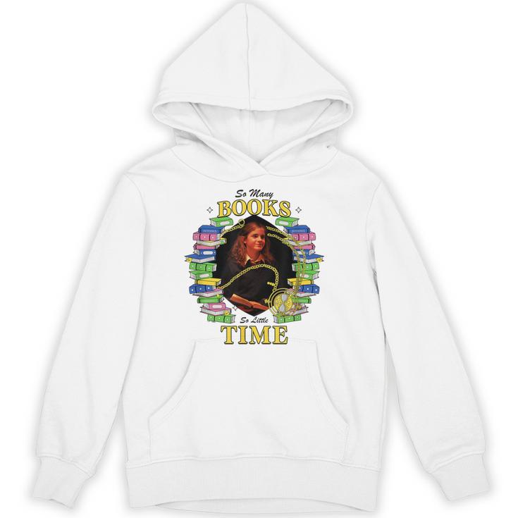 Harry Potter Hermione So Many Books So Little Time Portrait Unisex Hoodie