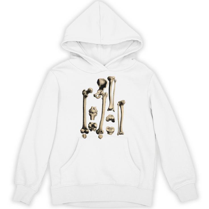 Hip And Leg Bones Book Print Vintage Human Bones Unisex Hoodie