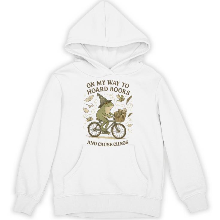 On My Way To Hoard Books And Cause Chaos Tom Foolery Unisex Hoodie