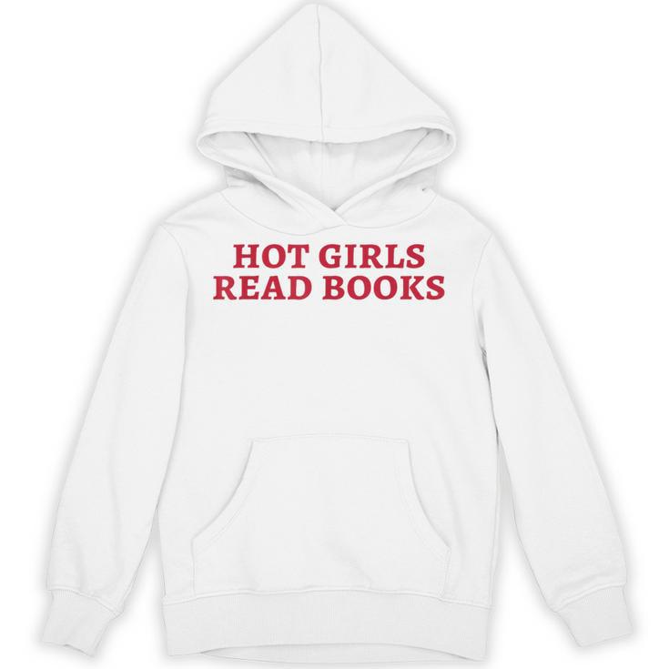 Hot Girls Read Books Book Lovers Unisex Hoodie