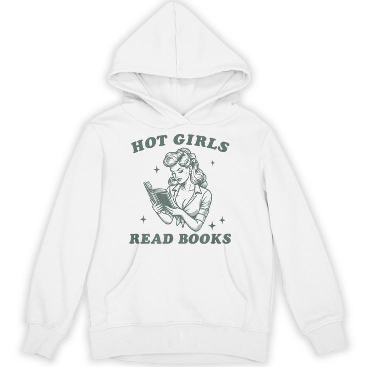 Hot Girls Read Books Bookish Booklover Christmas Unisex Hoodie