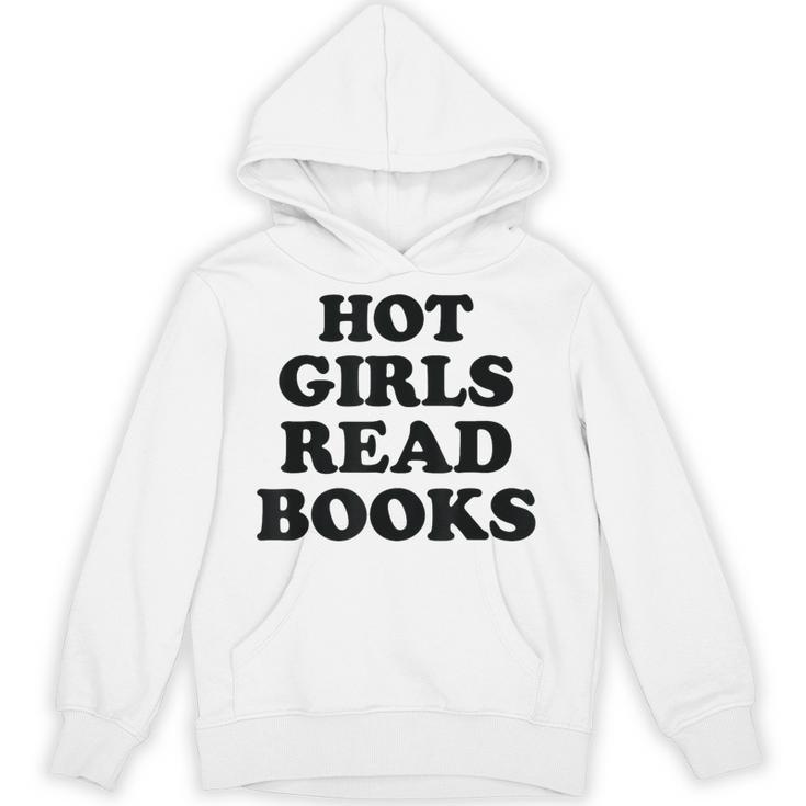 Hot Girls Read Books Lover Bookworm Librarian Book Reading Unisex Hoodie