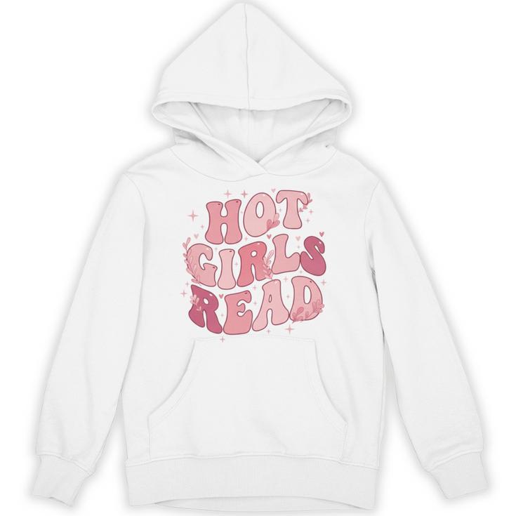 Hot Girls Read Cute Book Lover Reading Club Unisex Hoodie