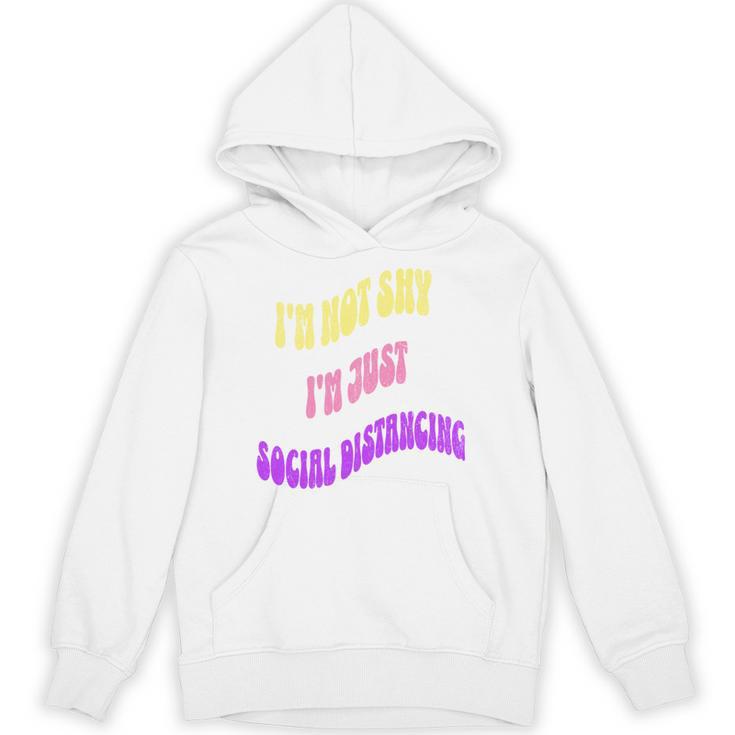 I'm Just Social Distancing Introvert Funny Unisex Hoodie