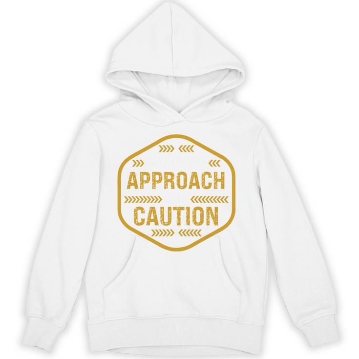 Introvert Approach With Caution For Introverted People Unisex Hoodie