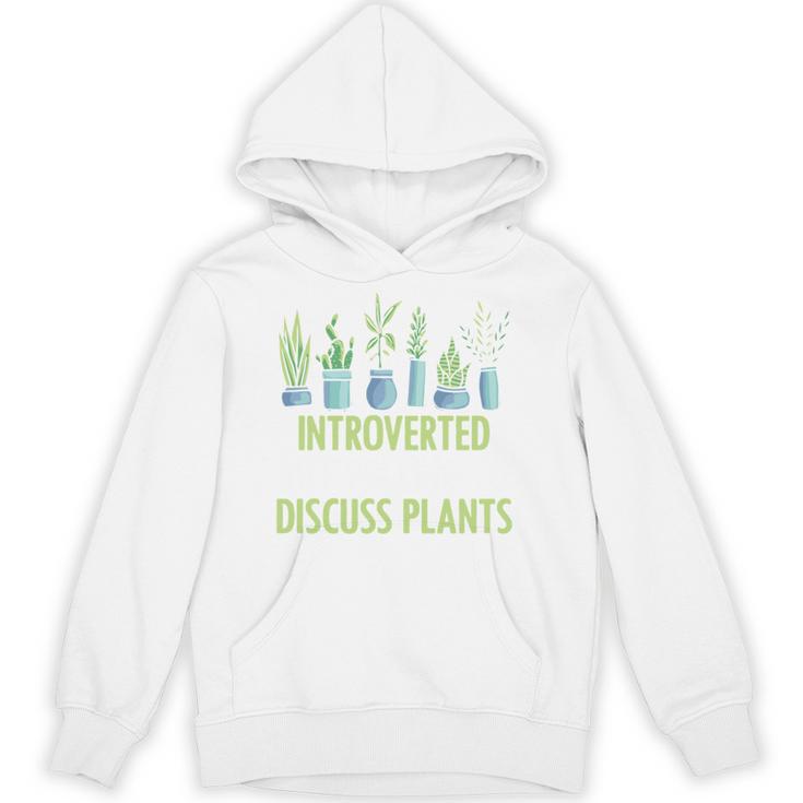 Introvert Farming Life Gardening For Geeky Plant Lover Unisex Hoodie