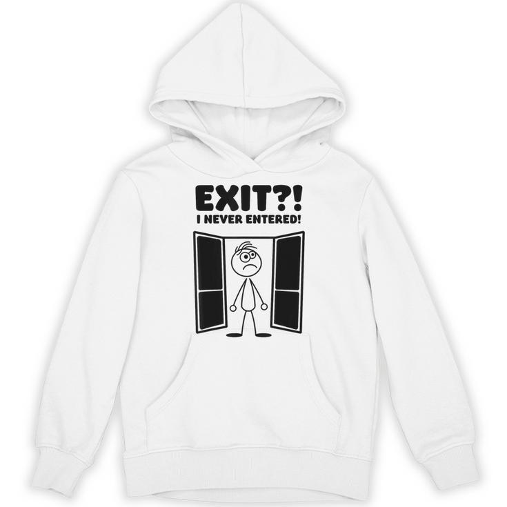Irony Sarcasm Introvert Dry Humor Cartoon Comic Geek Nerd Unisex Hoodie