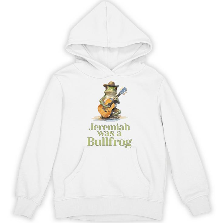 Jeremiah Was A Bullfrog A Classic Rock Nostalgia Trip Premium Tri-Blend Unisex Hoodie