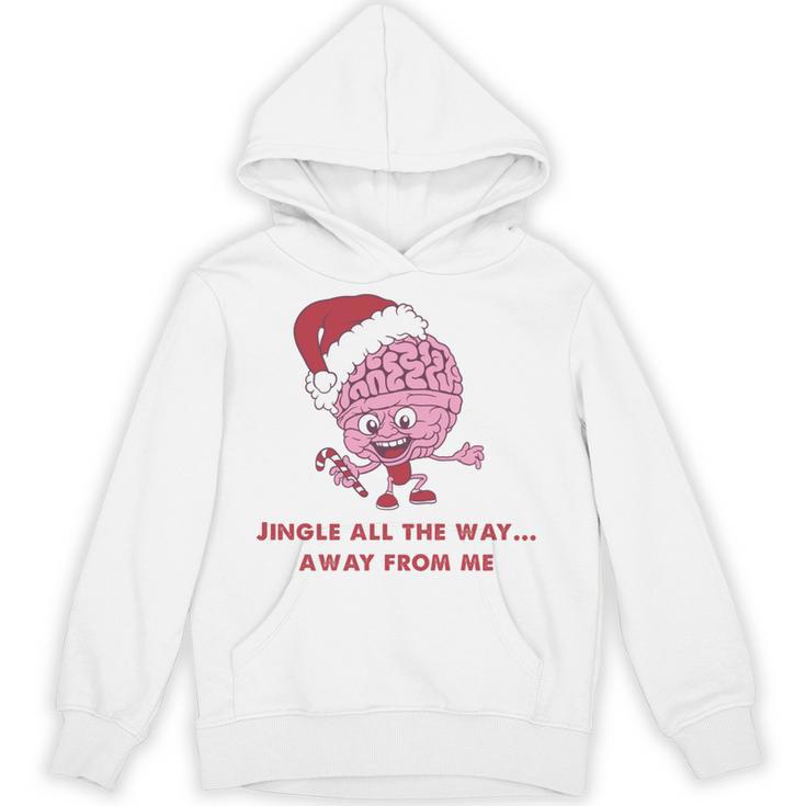 Jingle All The Way Away From Me This Christmas For Introvert Unisex Hoodie