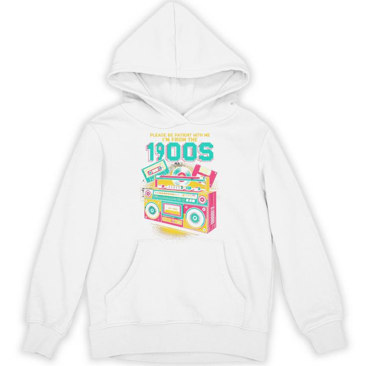 Joke 90s Please Be Patient With Me I'm From The 1900s Premium Tri-Blend Unisex Hoodie