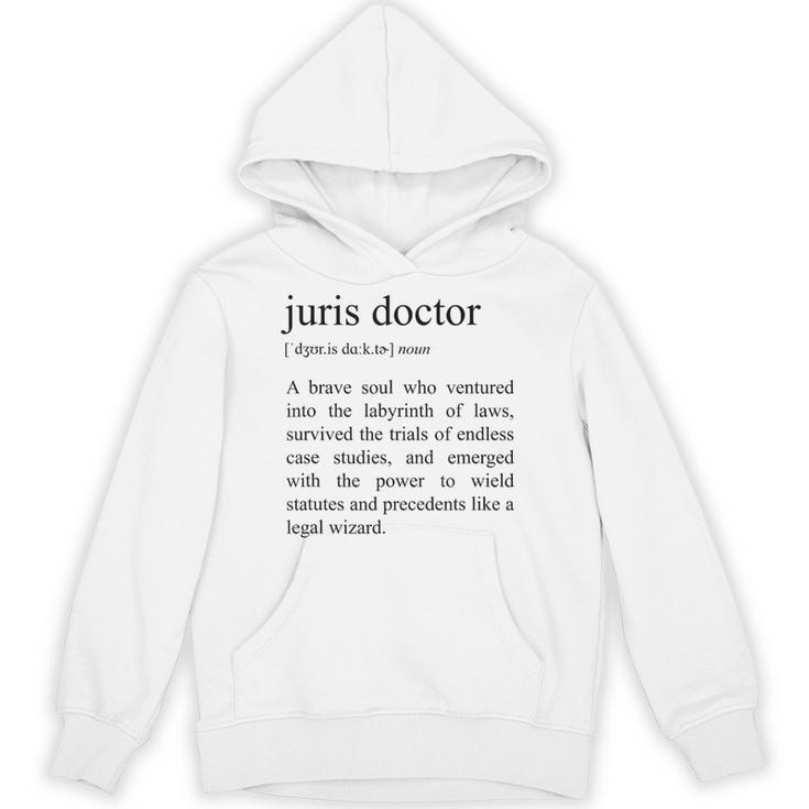 Juris Doctor Definition Law School Graduation Unisex Hoodie