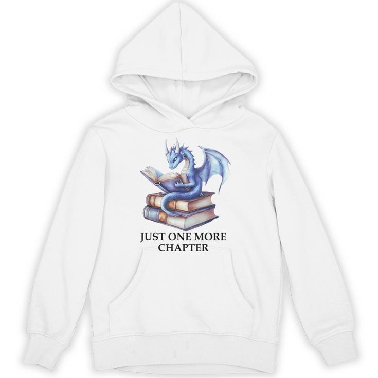 Just One More Chapter Book Dragon Reading Book Lover Bookish Unisex Hoodie