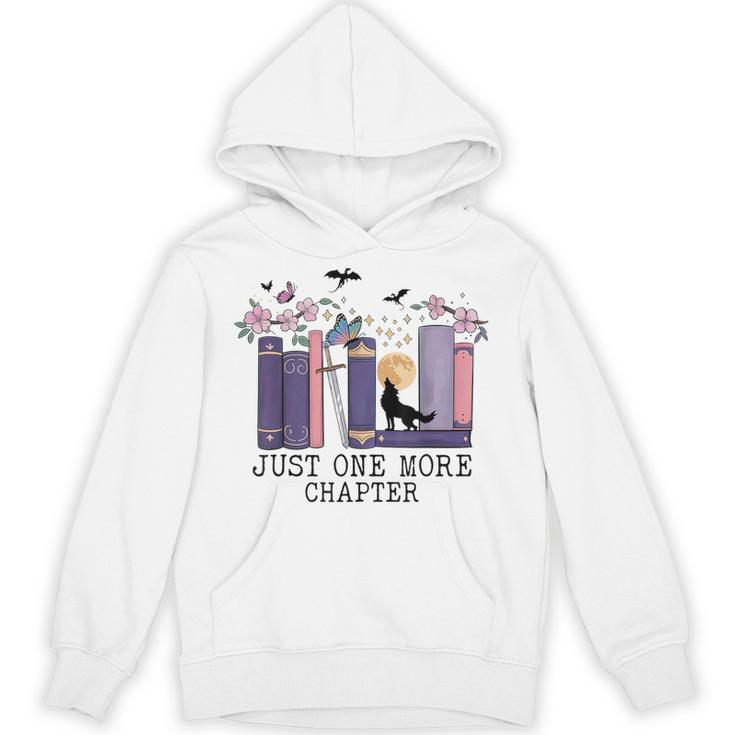 Just One More Chapter Romantasy Book Dragon Bookworm Bookish Unisex Hoodie