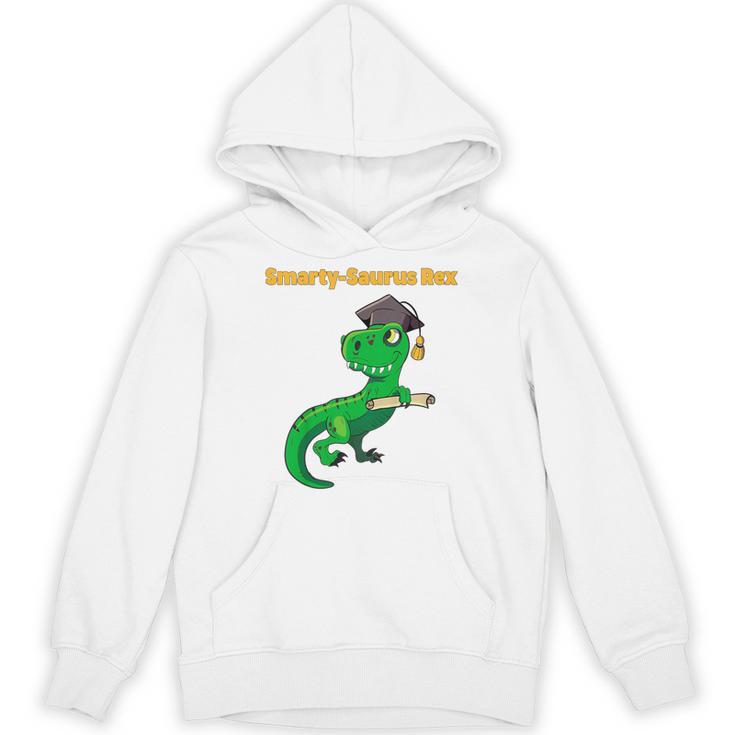 Kids Cute Graduation Dinosaur Smarty Saurus Kinder VPK Pre-k Grad Unisex Hoodie