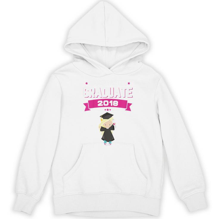 Kids Kindergarten Graduate 2018 Graduation  Girls Unisex Hoodie