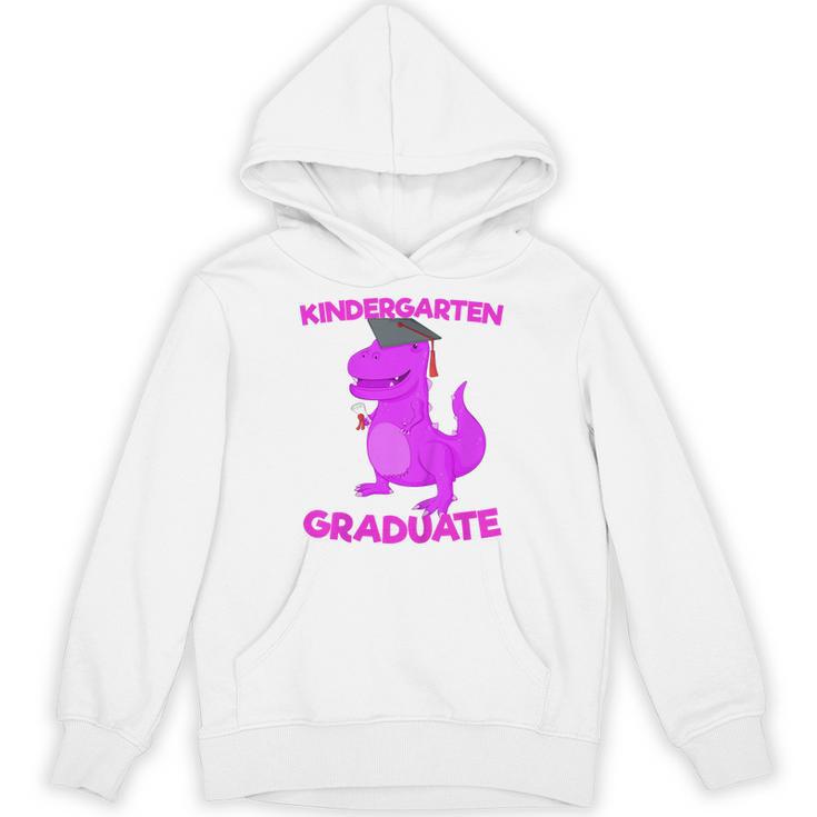 Kids Kindergarten Graduation Idea For Girls Dinosaur Unisex Hoodie
