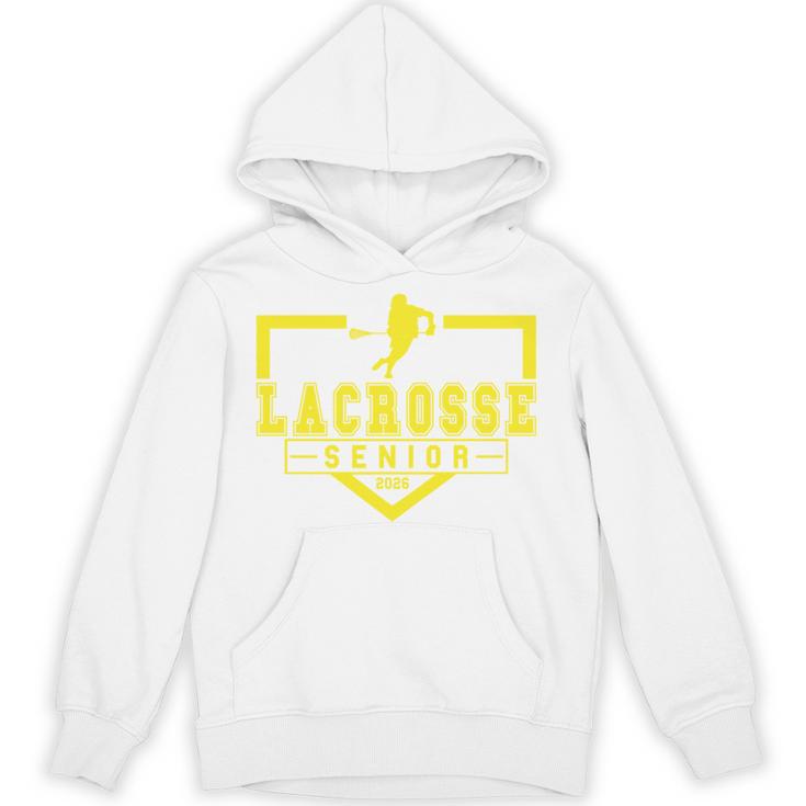 Lacrosse Senior Night Lacrosse Senior 2026 Graduation 20 Unisex Hoodie