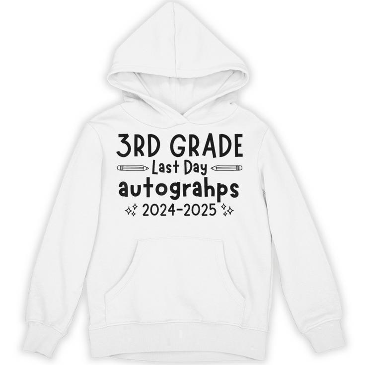 Last Day Of School 3rd Third Grade Sign My Shirt Graduation Unisex Hoodie