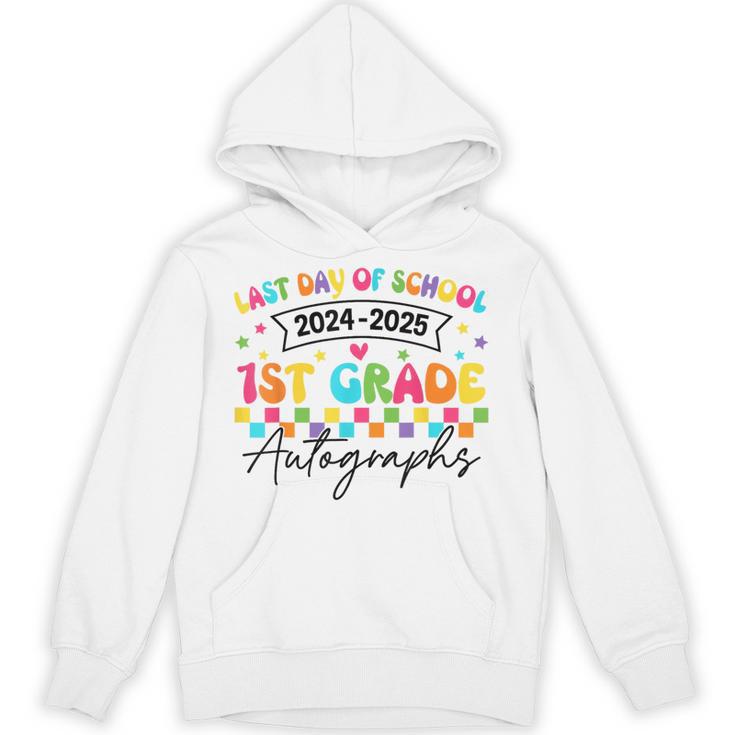 Last Day Of School Autograph 1st Grade Graduation Boys Girls Unisex Hoodie