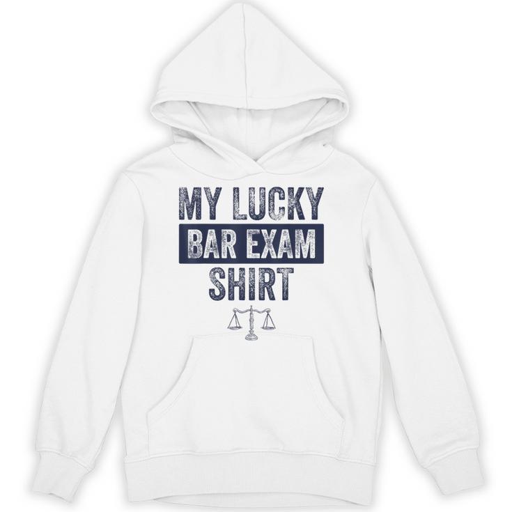 Law School Graduation Him Her Lucky Bar Exam Unisex Hoodie