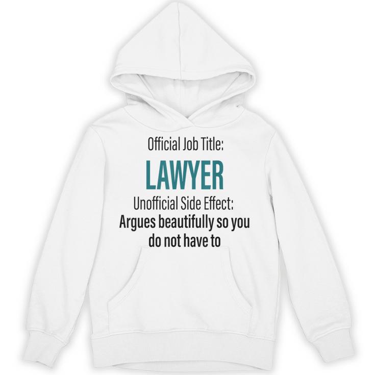 Lawyer Definition Quote Attorney Student Graduation Unisex Hoodie