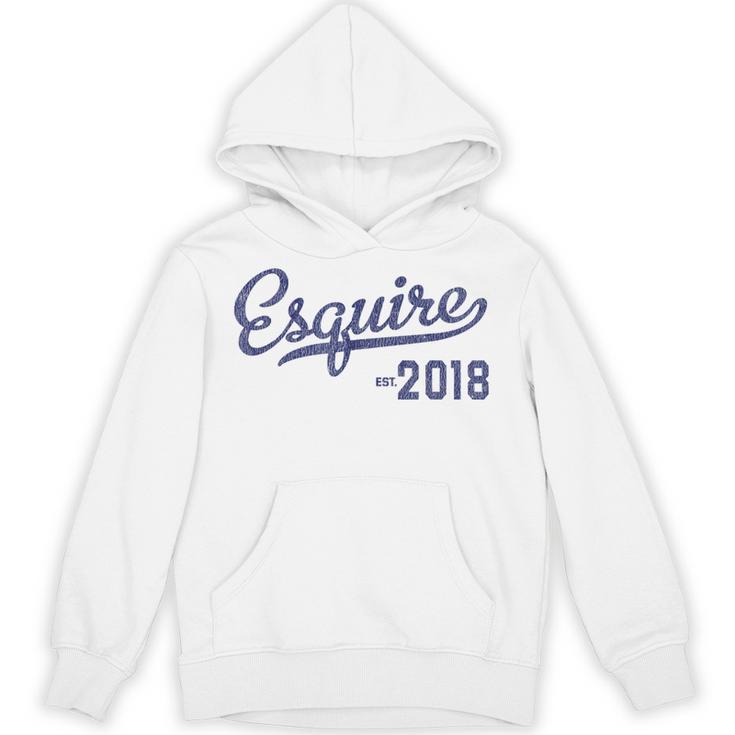 Lawyers Graduation Esquire Est 2018 Graduate Shirt Unisex Hoodie